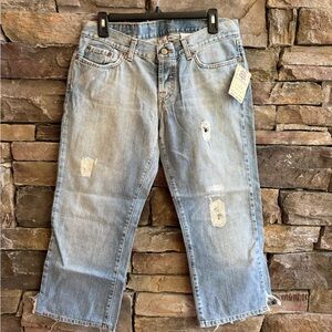 Vtg NWT Lucky Brand Grand Dreamscape Crop jeans 10/30